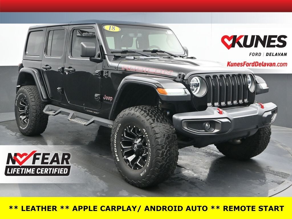 Certified 2018 Jeep Wrangler Unlimited Rubicon SUV