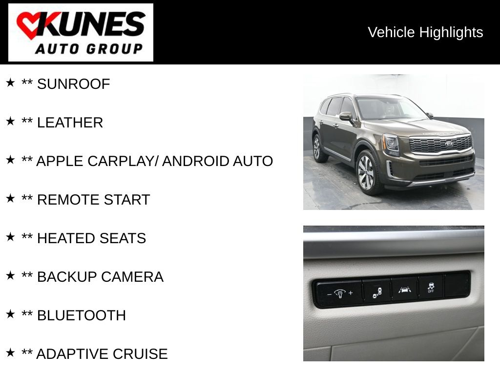 Used 2020 Kia Telluride S with VIN 5XYP64HC8LG023057 for sale in Delavan, WI