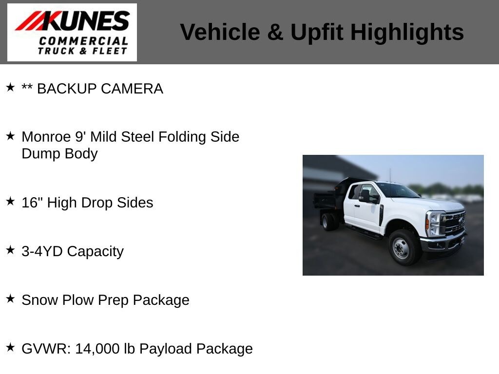 New 2025 Ford F-350 Chassis XL Dump Truck Truck Super Cab