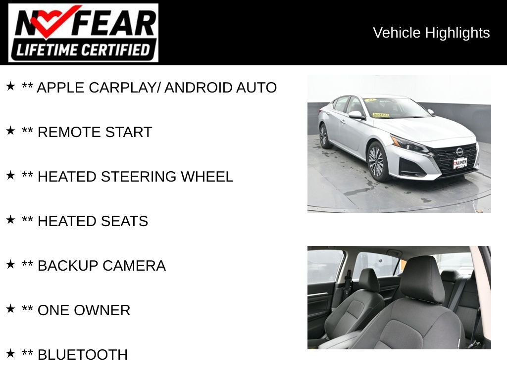 Certified 2023 Nissan Altima SV with VIN 1N4BL4DV4PN343197 for sale in Delavan, WI