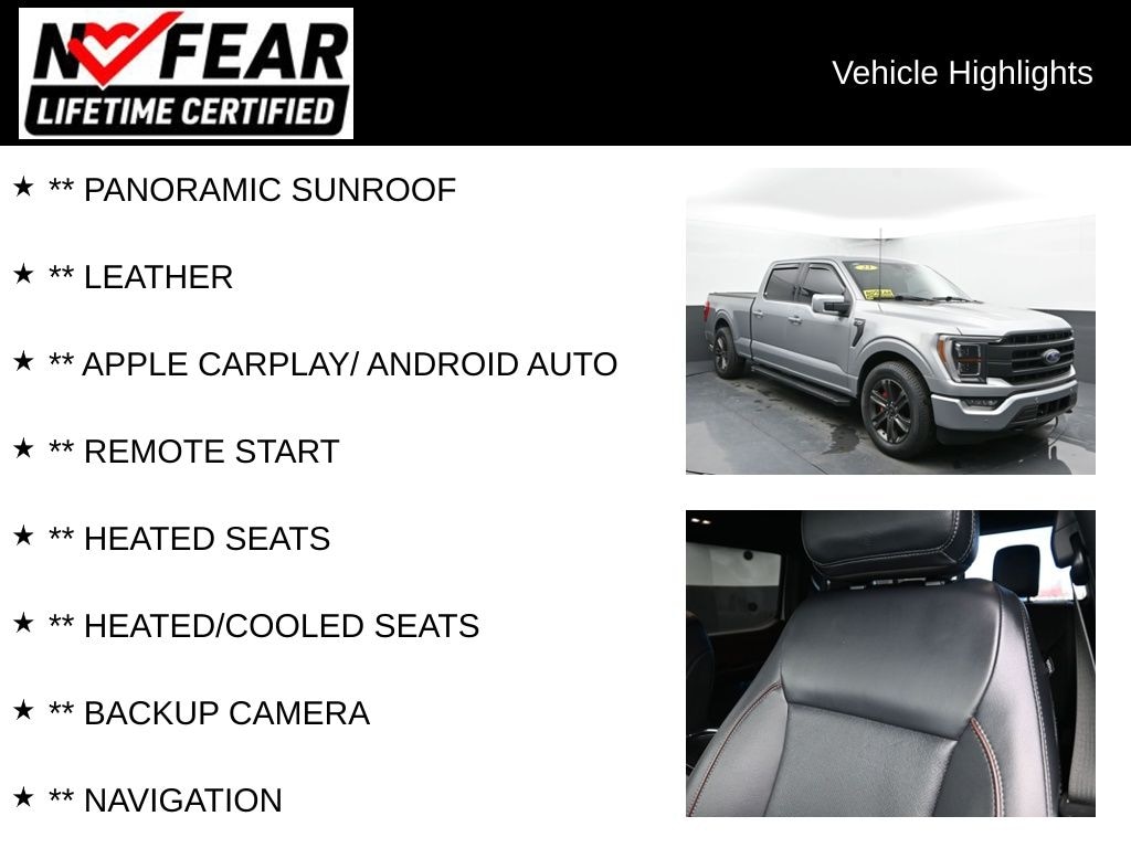 Certified 2023 Ford F-150 Lariat Whippled Supercharged Truck SuperCrew Cab