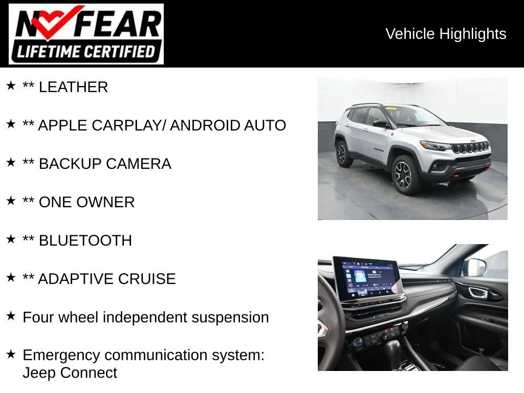 Certified 2025 Jeep Compass Trailhawk SUV