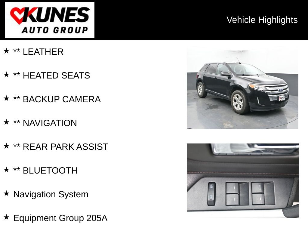 Used 2013 Ford Edge SEL with VIN 2FMDK3JCXDBC48861 for sale in Delavan, WI