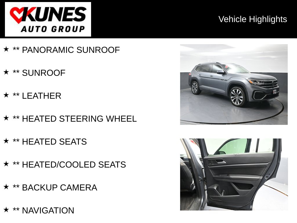 Used 2021 Volkswagen Atlas 3.6L V6 SEL Premium R-Line SUV