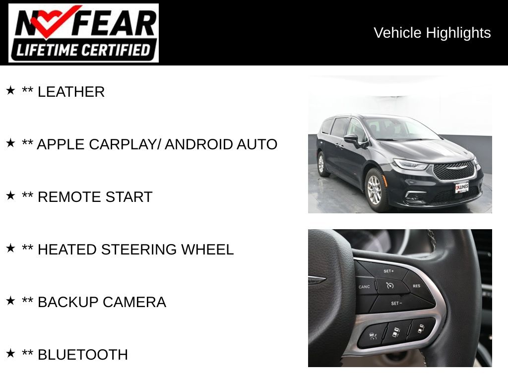 Certified 2023 Chrysler Pacifica Touring L with VIN 2C4RC1BG8PR524284 for sale in Delavan, WI