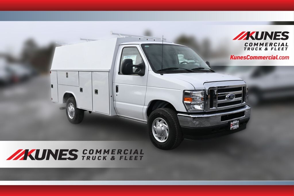New 2025 Ford E-350 Cutaway Base Enclosed Service Body Truck