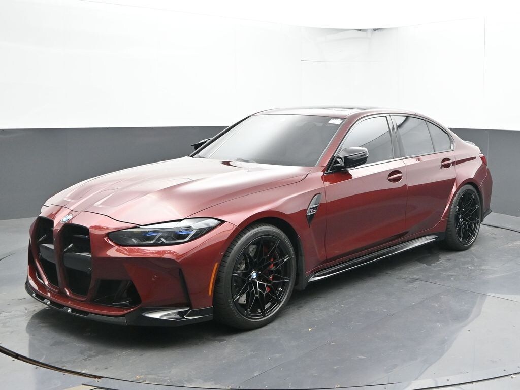 Used 2024 BMW M3 Competition Individual Aventurin RED ON Ivory Seat Sedan