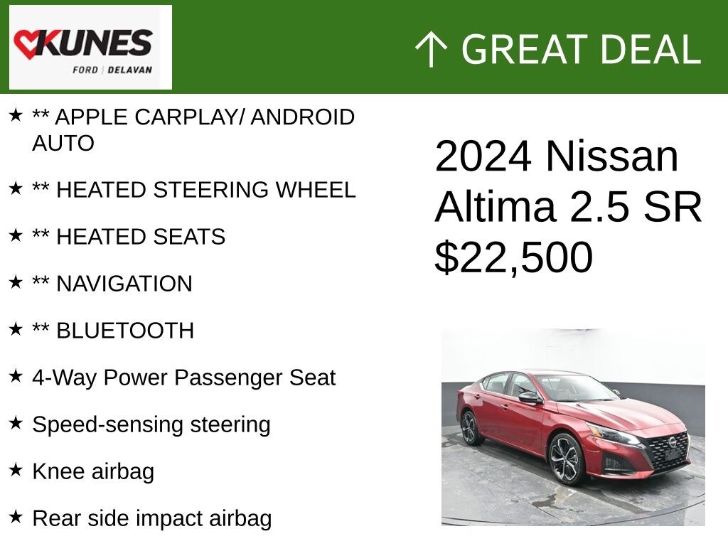 Used 2024 Nissan Altima 2.5 SR Sedan