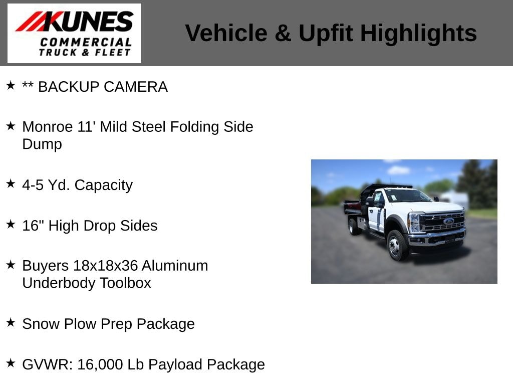 New 2026 Ford F-450 Chassis XL Dump Truck Truck Regular Cab