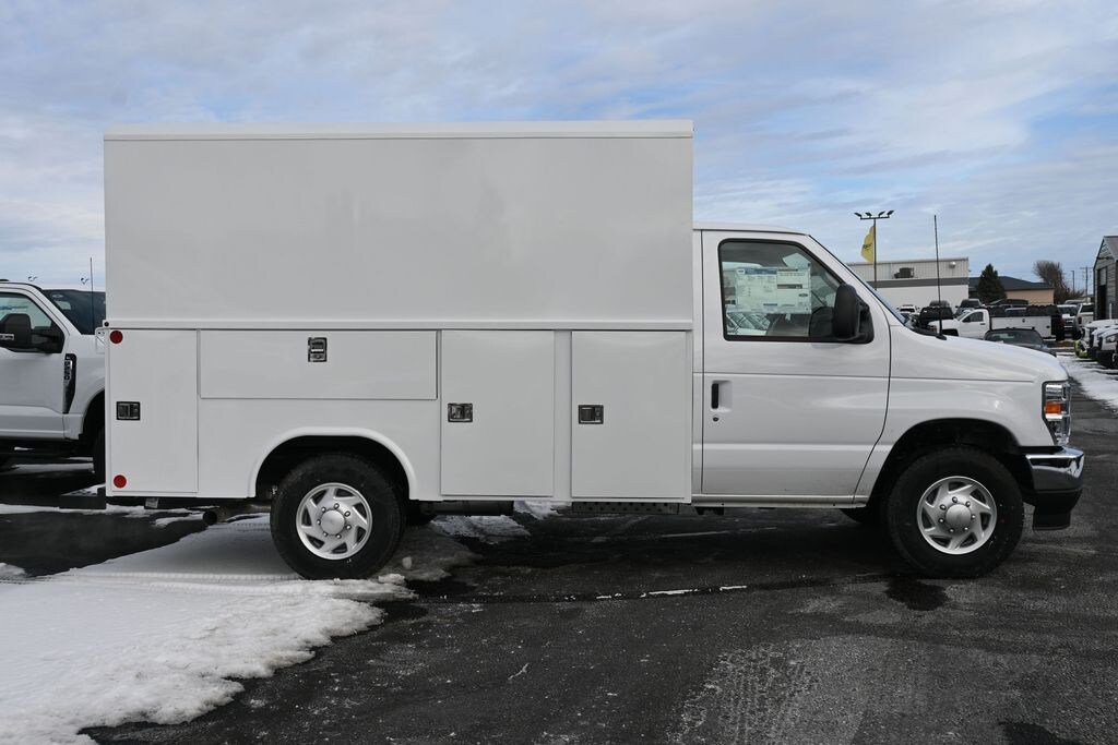 New 2025 Ford E-350 Cutaway Base Enclosed Service Body Truck