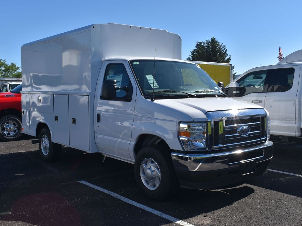 New 2025 Ford E-350 Cutaway Base Enclosed Service Body Truck