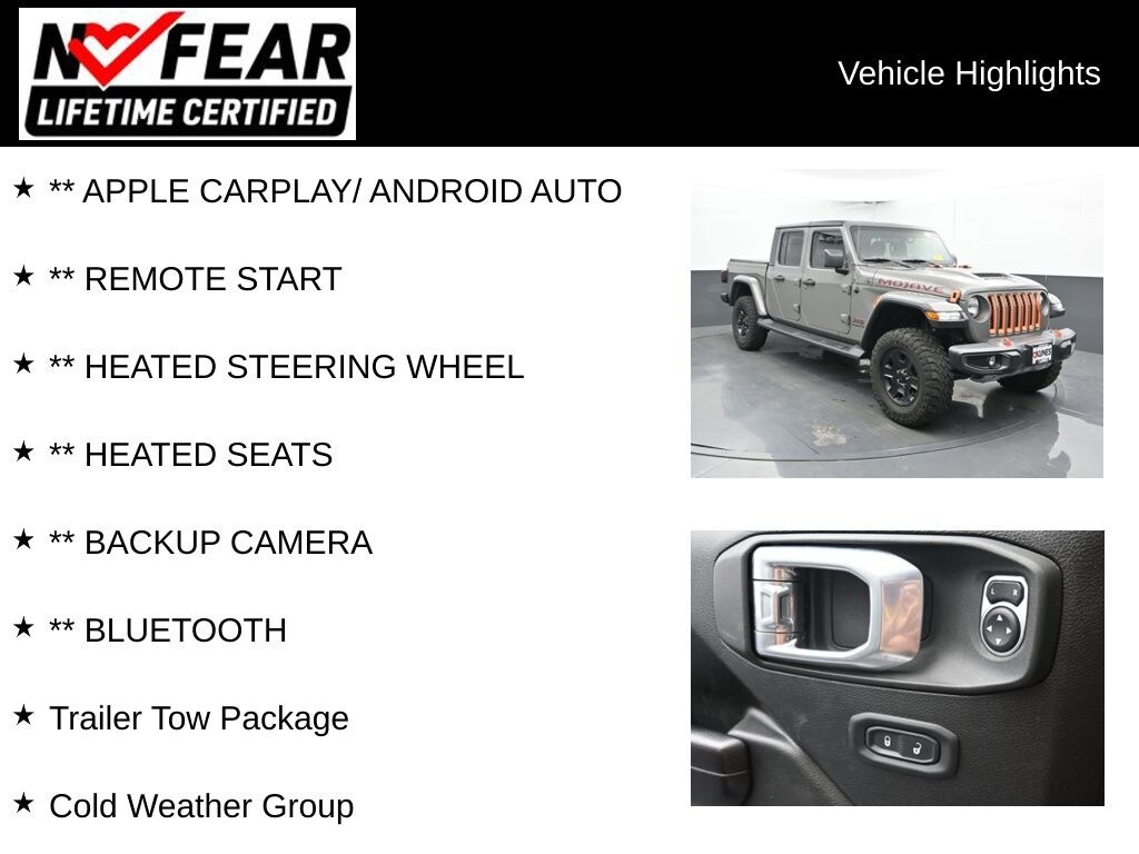 Used 2021 Jeep Gladiator Mojave Truck Crew Cab