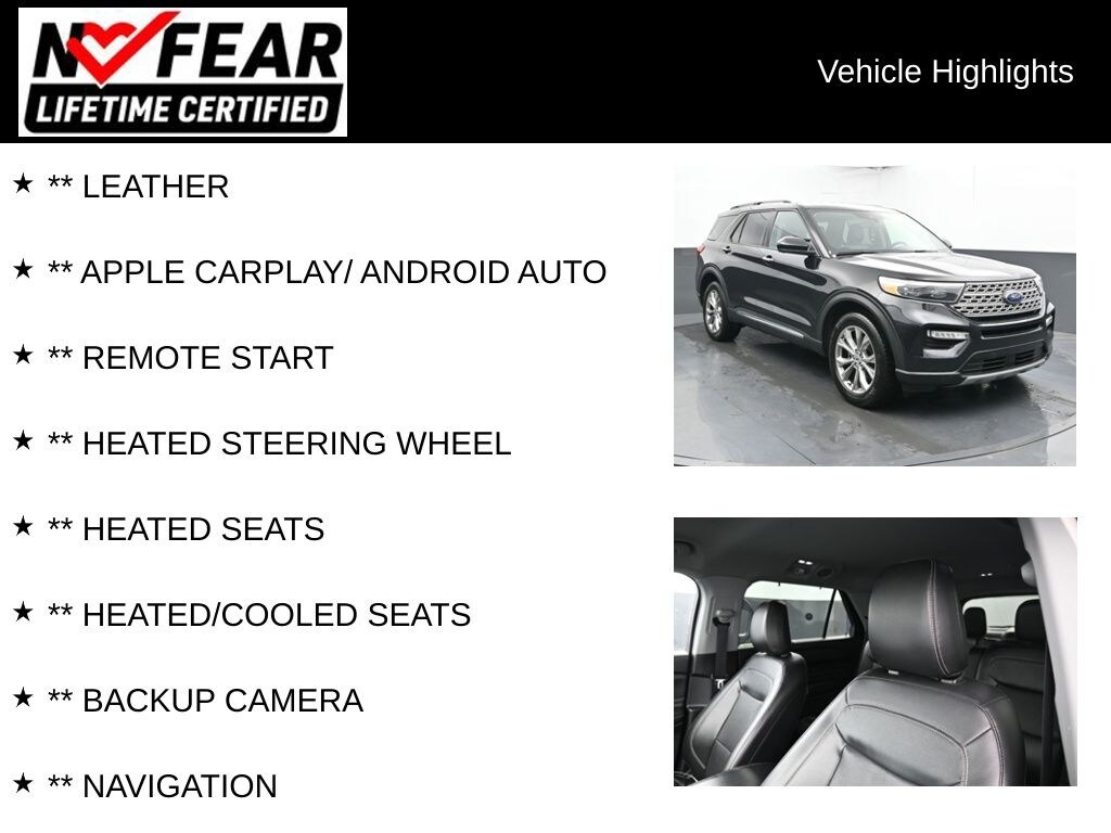 Used 2022 Ford Explorer Limited SUV
