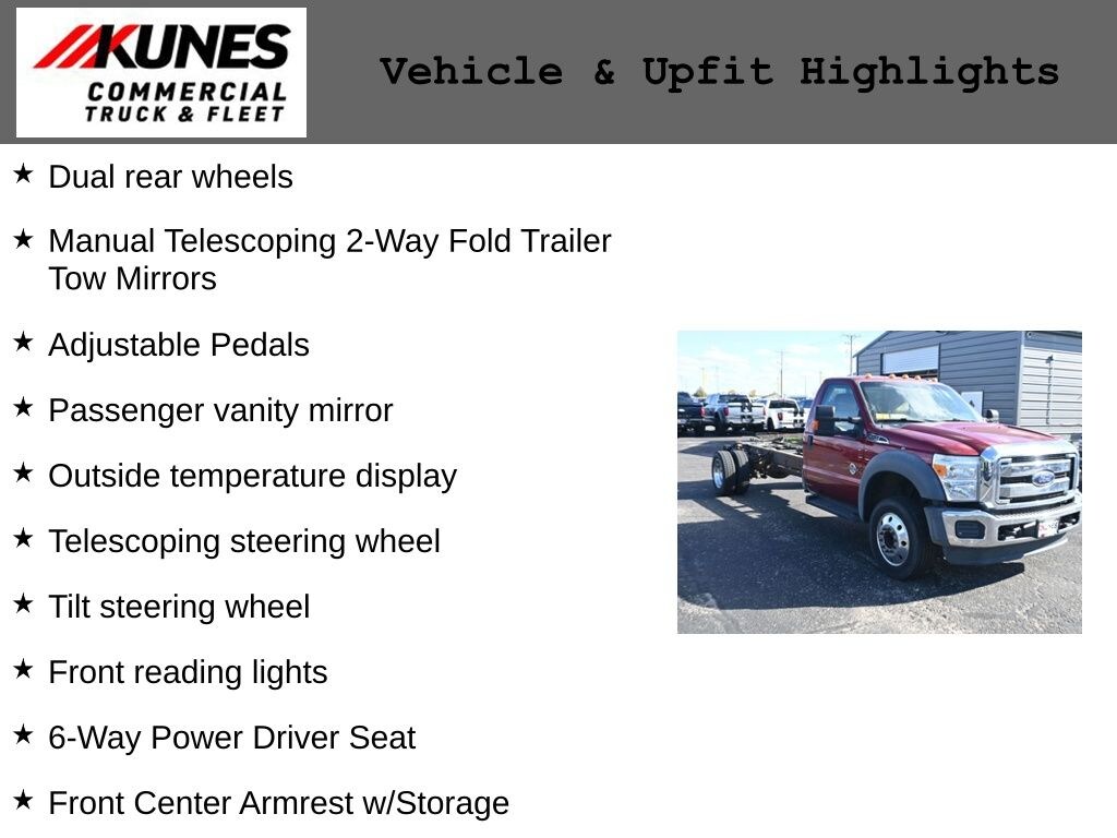 Used 2016 Ford F-550 Chassis XLT DRW Truck Regular Cab