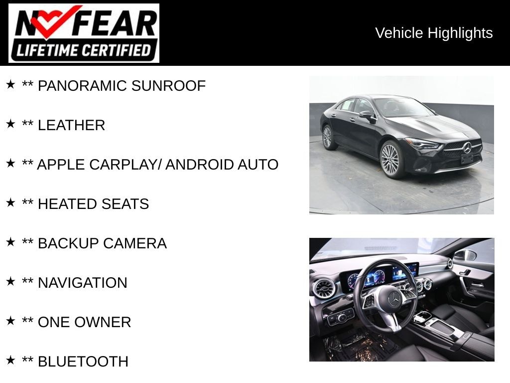 Certified 2025 Mercedes-Benz CLA 250 CLA 250 4matic® Coupe