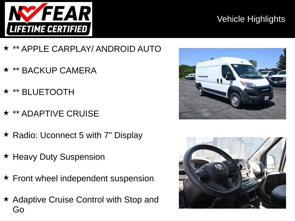 Certified 2026 Ram ProMaster 2500 High Roof Van Cargo Van