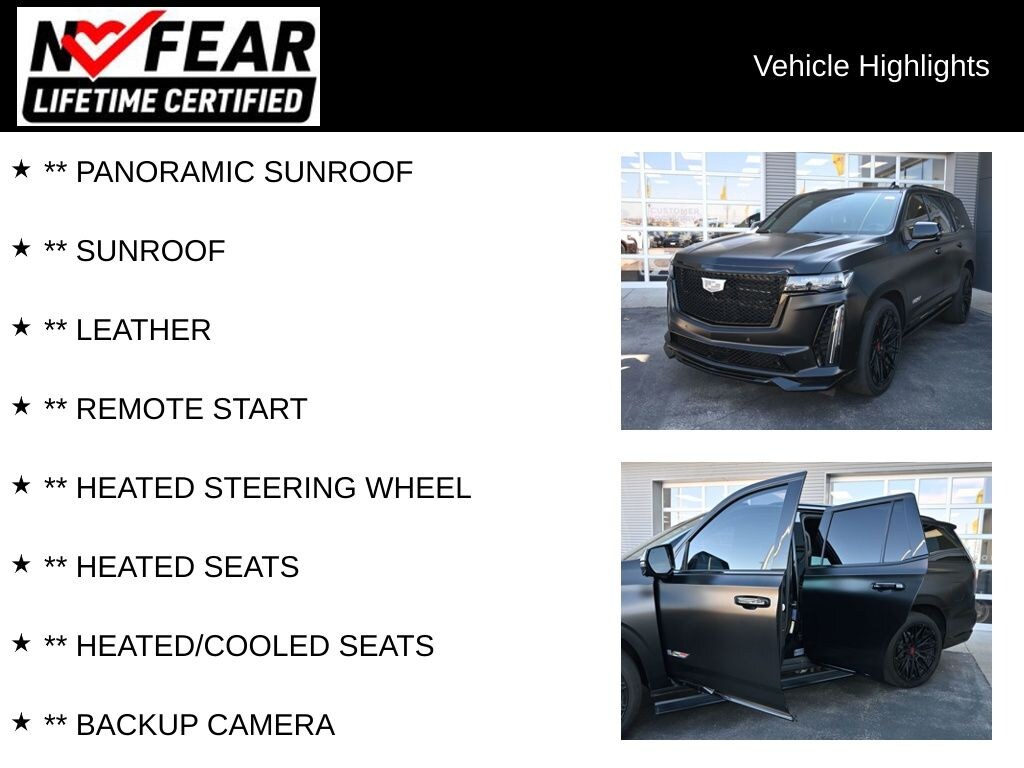 Used 2023 CADILLAC Escalade V-Series SUV