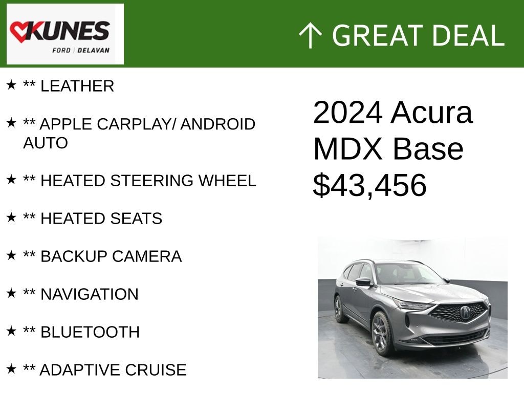Certified 2024 Acura MDX A-Spec SH-AWD SUV
