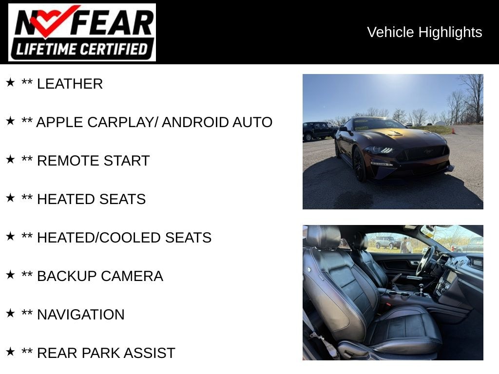 Certified 2019 Ford Mustang GT Premium Coupe