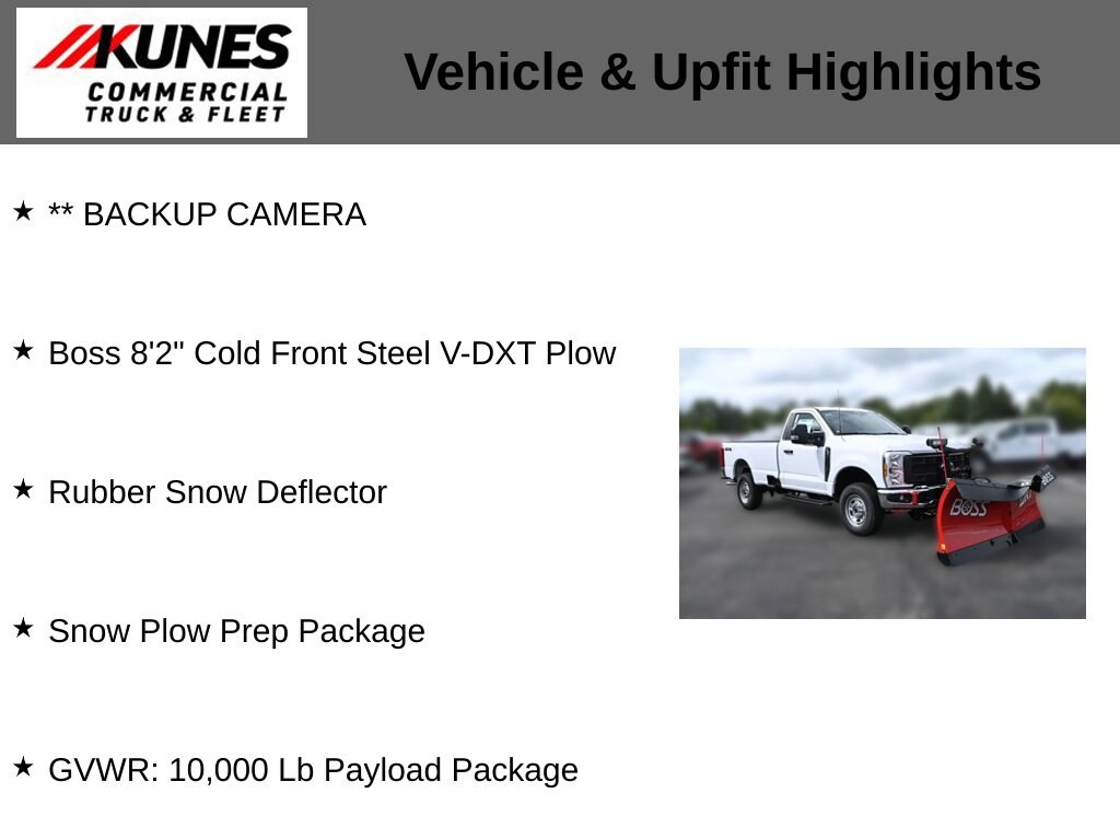 New 2026 Ford F-250 XL Plow Truck Truck Regular Cab
