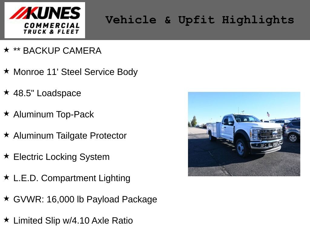 New 2026 Ford F-450 Chassis XL Service Utility Body Truck Super Cab