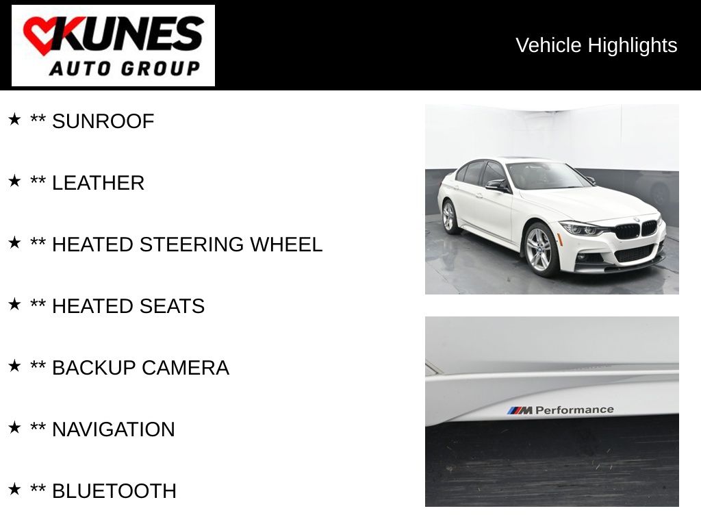 Certified 2017 BMW 3 Series 340i with VIN WBA8B7C39HK858608 for sale in Delavan, WI