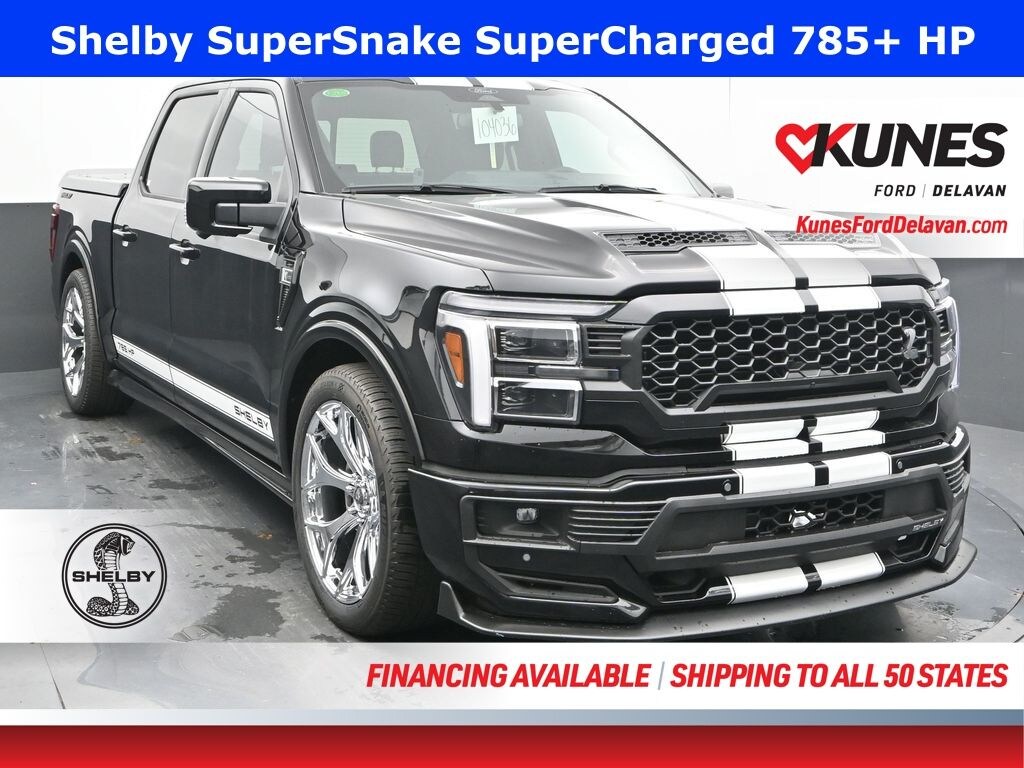 New 2025 Ford F-150 Shelby Supersnake Supercharged 785+HP Truck SuperCrew Cab