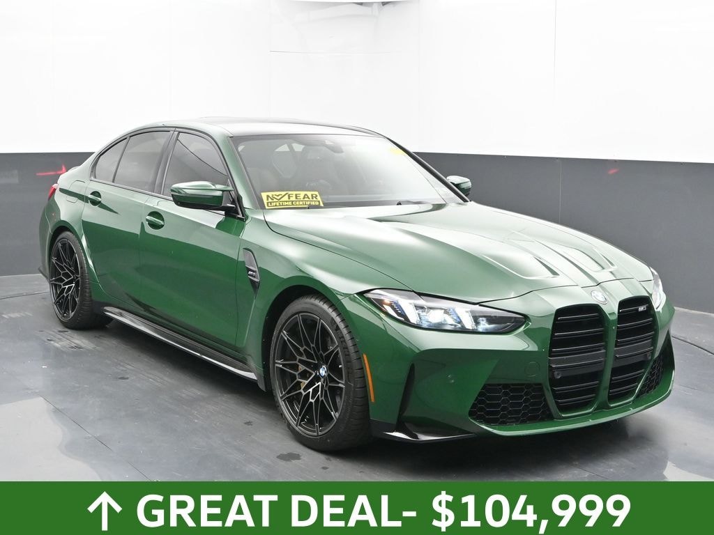 Used 2025 BMW M3 Base Irish Green, Tartufo Buckets & Carbon Ceramic Sedan