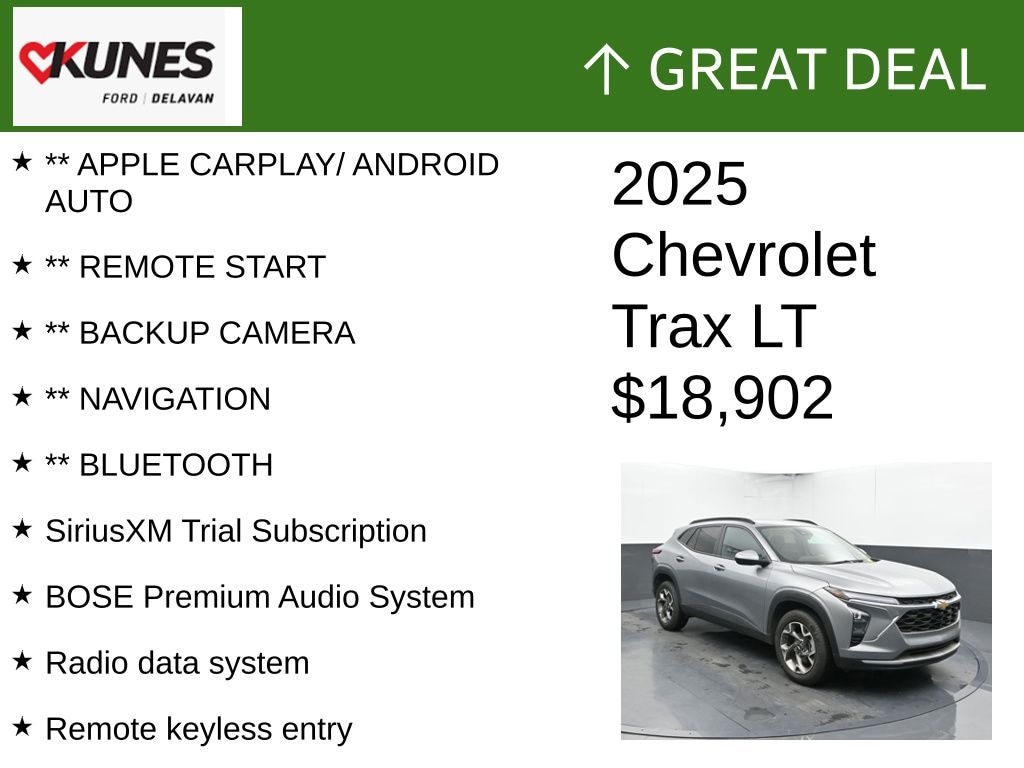 Certified 2025 Chevrolet Trax LT SUV
