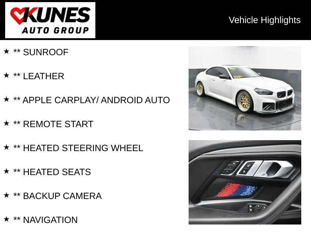 Used 2023 BMW M2 Base $15K Wheels, CS Tune, Carbon ALL Over!! Coupe