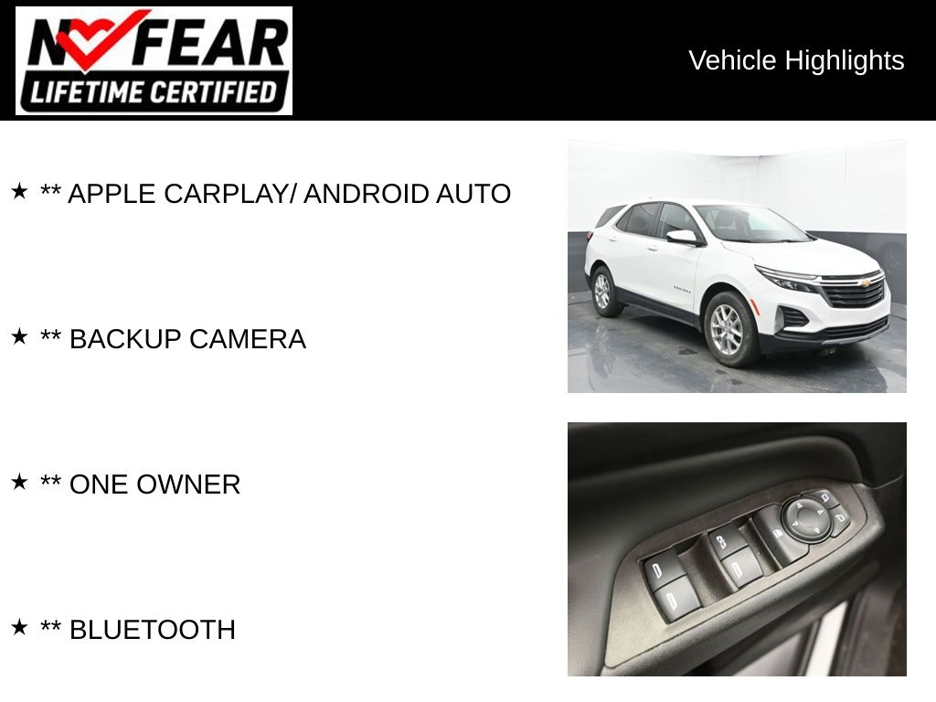 Certified 2023 Chevrolet Equinox LT with VIN 3GNAXKEG1PS216211 for sale in Delavan, WI
