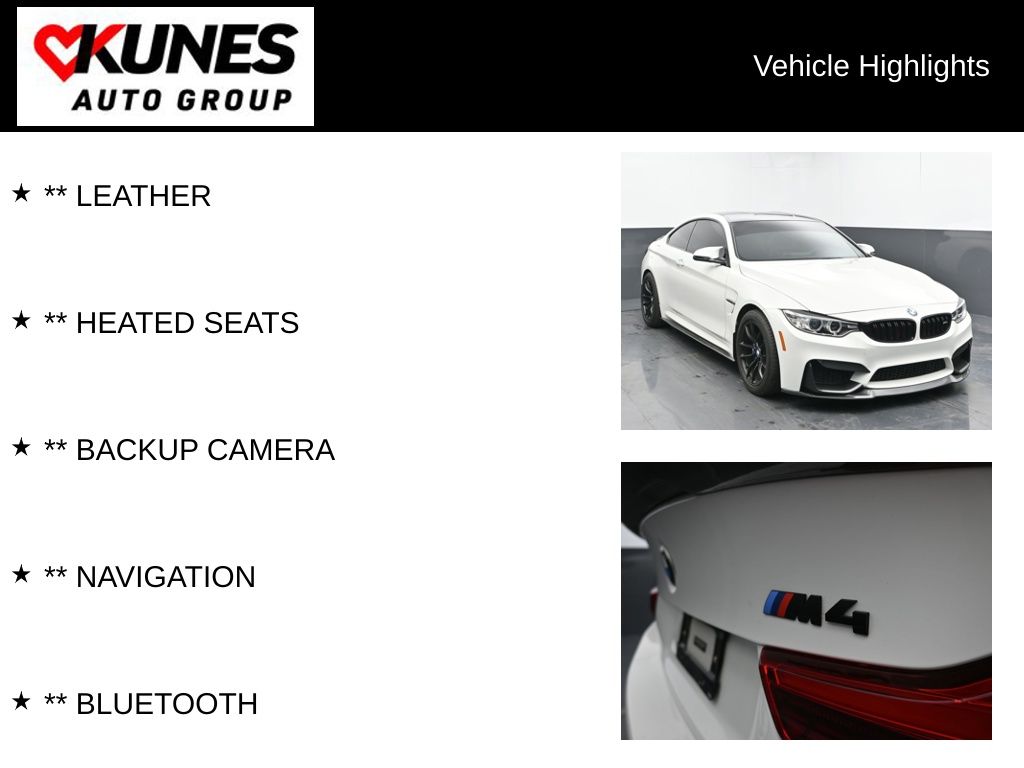 Certified 2015 BMW M4 Coupe Base with VIN WBS3R9C52FK334664 for sale in Delavan, WI