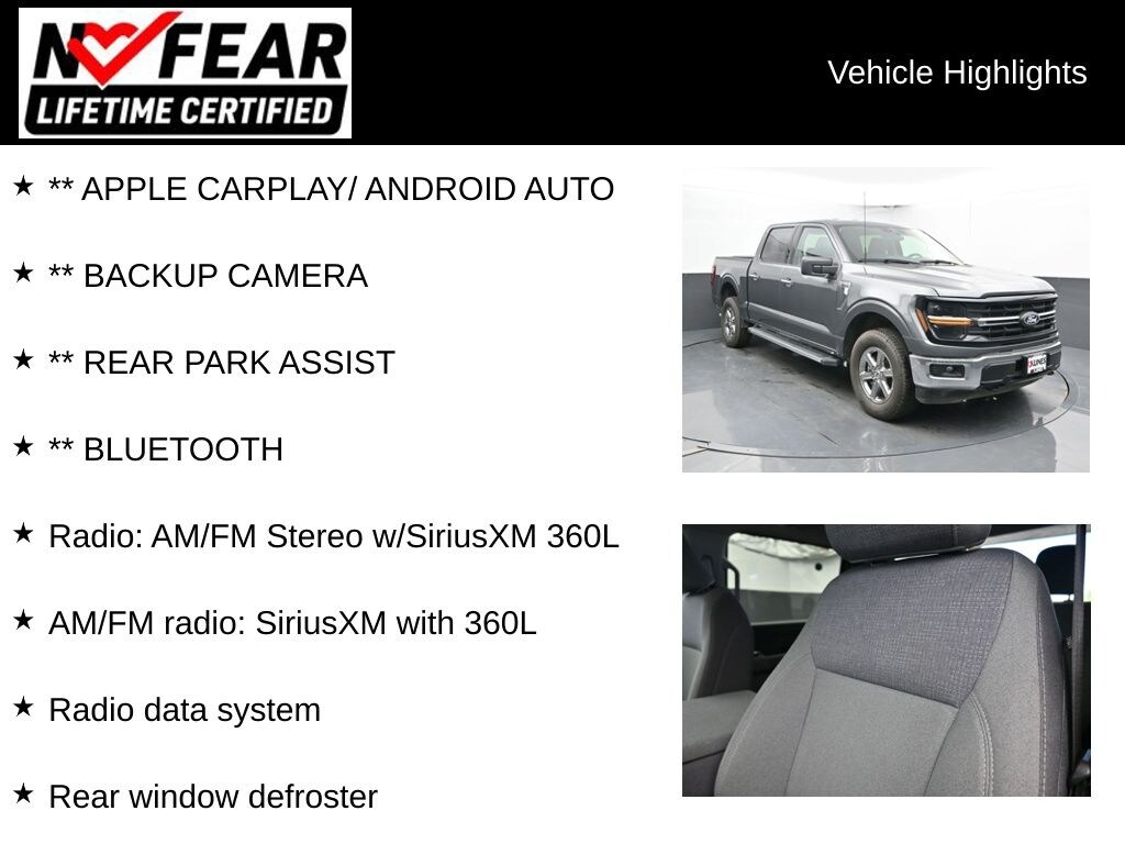 Certified 2025 Ford F-150 XLT Truck SuperCrew Cab