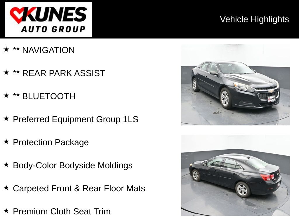 Used 2014 Chevrolet Malibu 1LS with VIN 1G11B5SL7EF304233 for sale in Delavan, WI