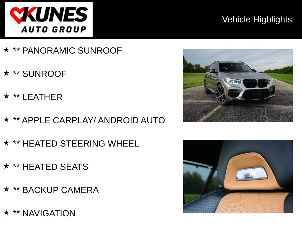 Used 2020 BMW X3 M M Competition SUV