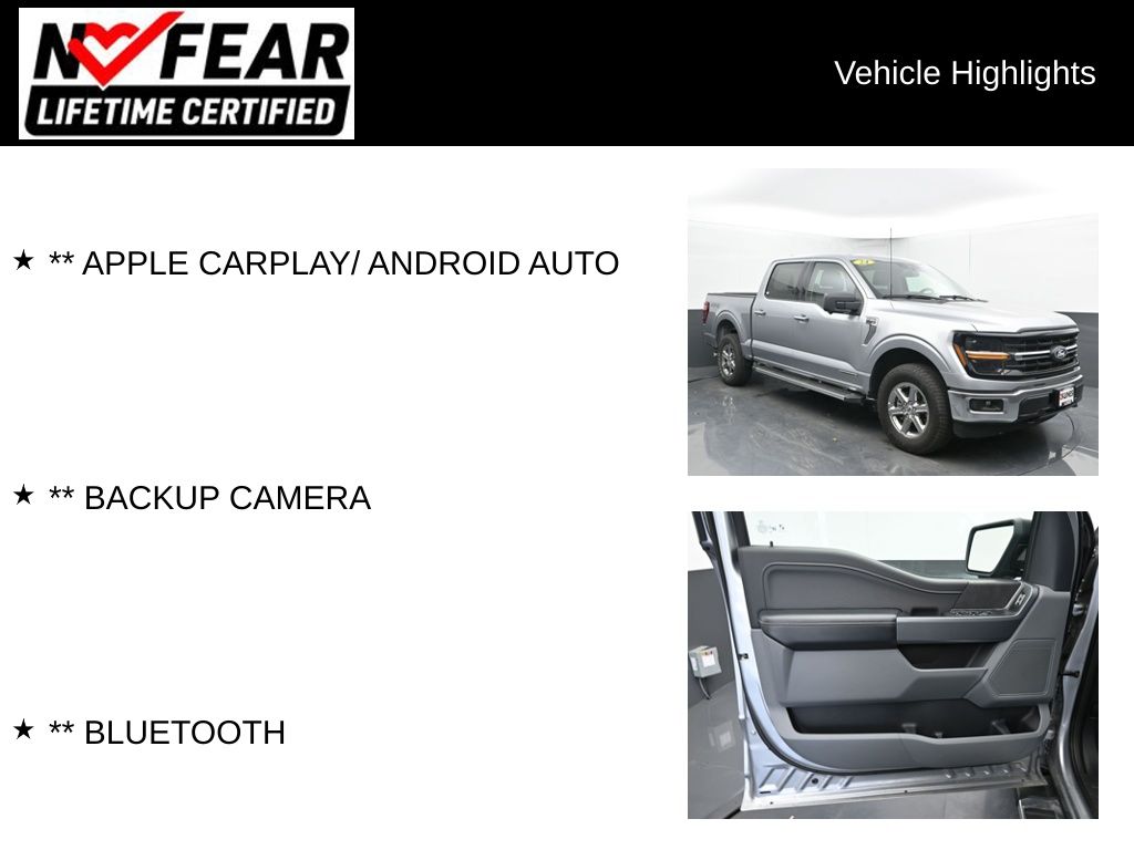 Certified 2024 Ford F-150 XLT with VIN 1FTFW3LD2RFA48117 for sale in Delavan, WI