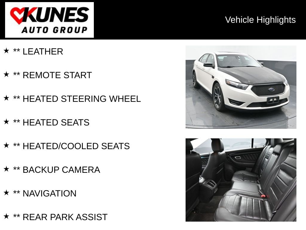 Used 2017 Ford Taurus SHO Sedan