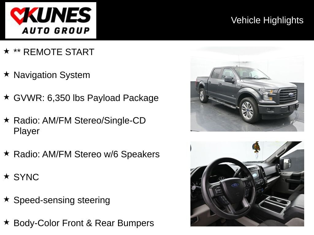 Used 2017 Ford F-150  Truck SuperCrew Cab