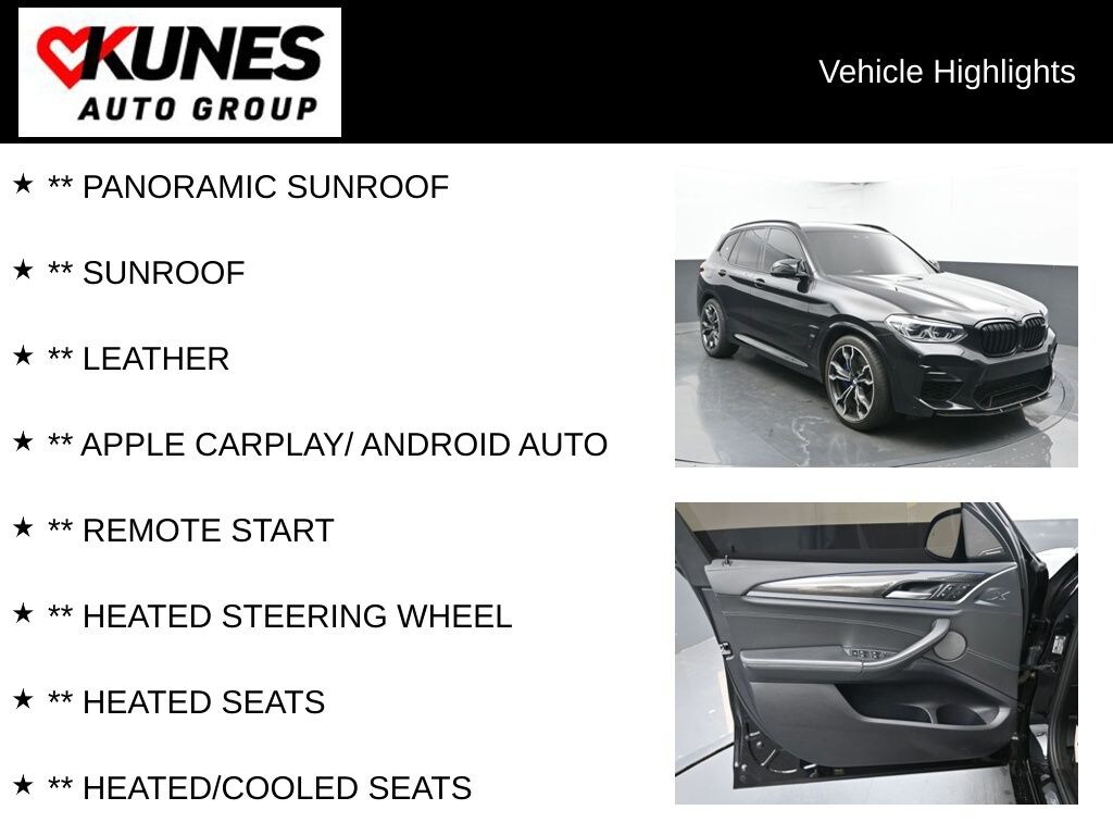 Used 2020 BMW X3 M SUV