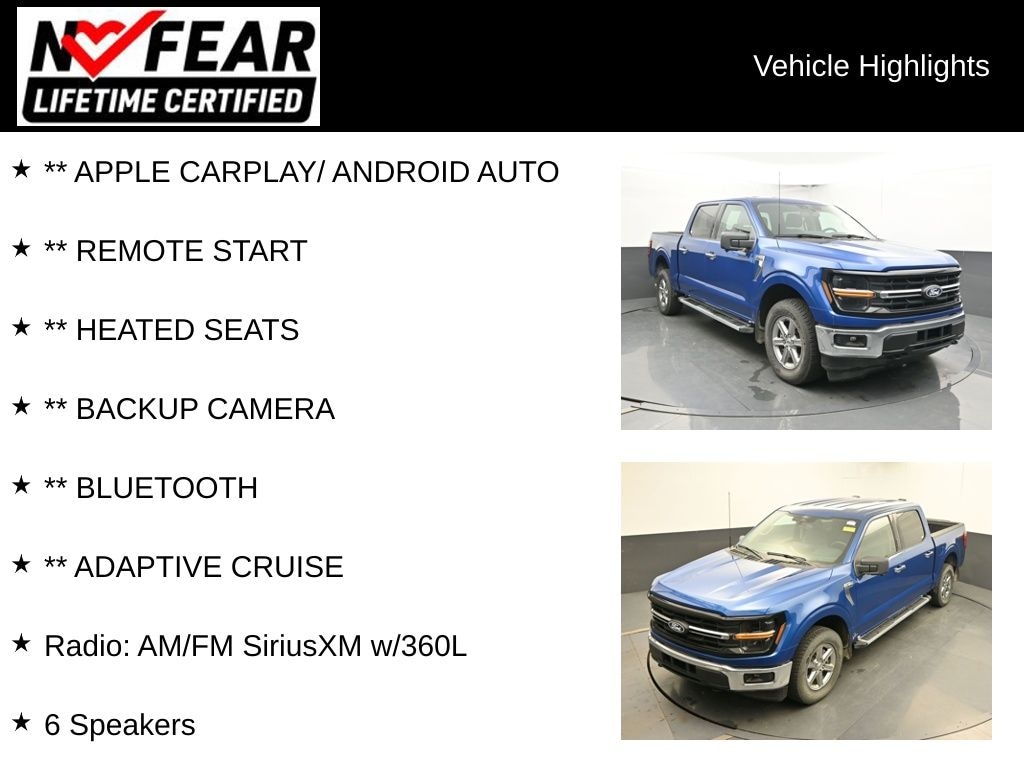 Certified 2024 Ford F-150 XLT Truck SuperCrew Cab
