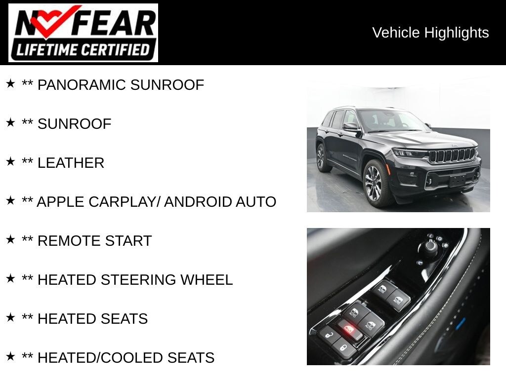 Used 2023 Jeep Grand Cherokee Overland SUV