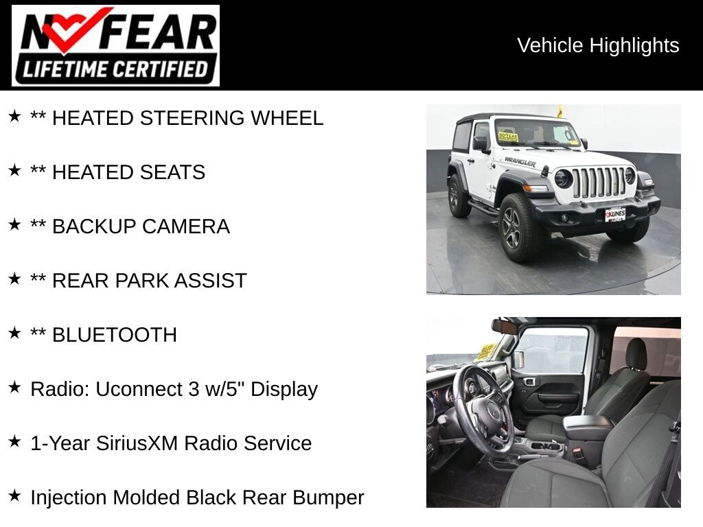 Used 2020 Jeep Wrangler Sport SUV