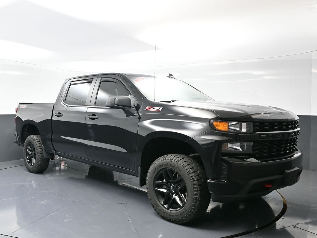 Used 2021 Chevrolet Silverado 1500 Custom Trail Boss Truck Crew Cab