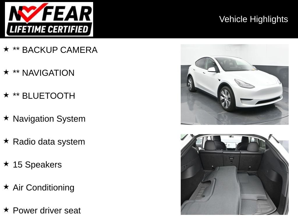 Used 2021 Tesla Model Y Long Range with VIN 5YJYGDEEXMF082191 for sale in Lake Geneva, WI