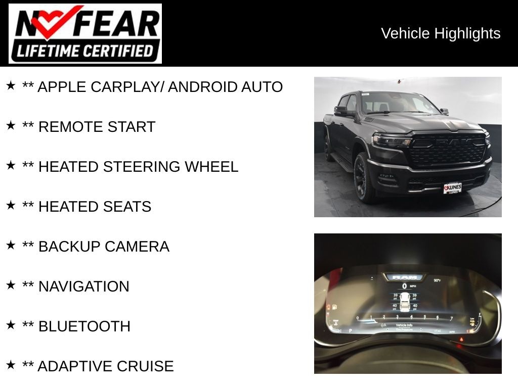 Used 2026 Ram 1500 Big Horn/Lone Star Truck Crew Cab