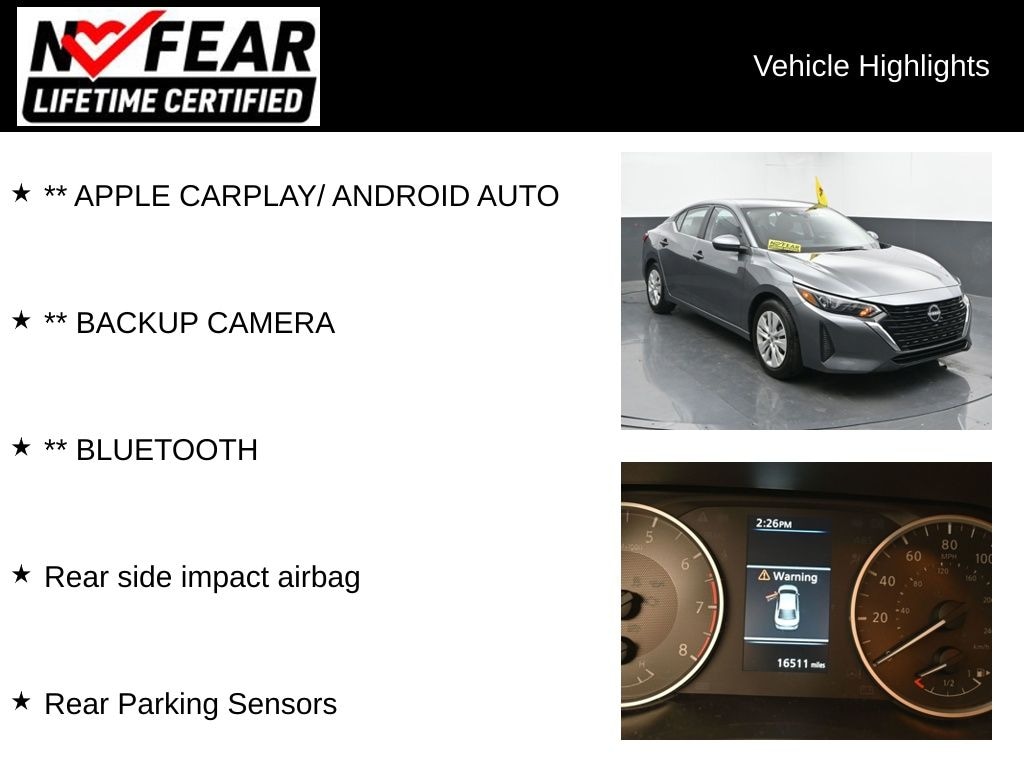 Used 2025 Nissan Sentra S Sedan