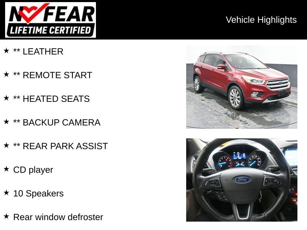 Used 2017 Ford Escape Titanium SUV