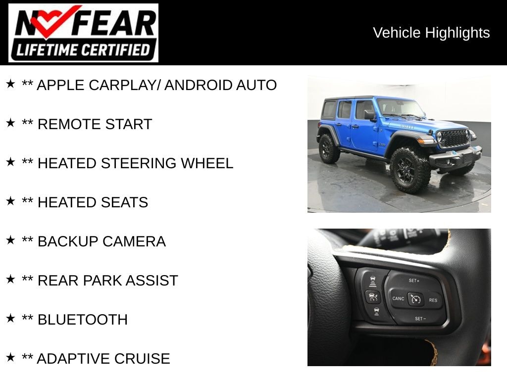 Used 2024 Jeep Wrangler 4xe Sport SUV