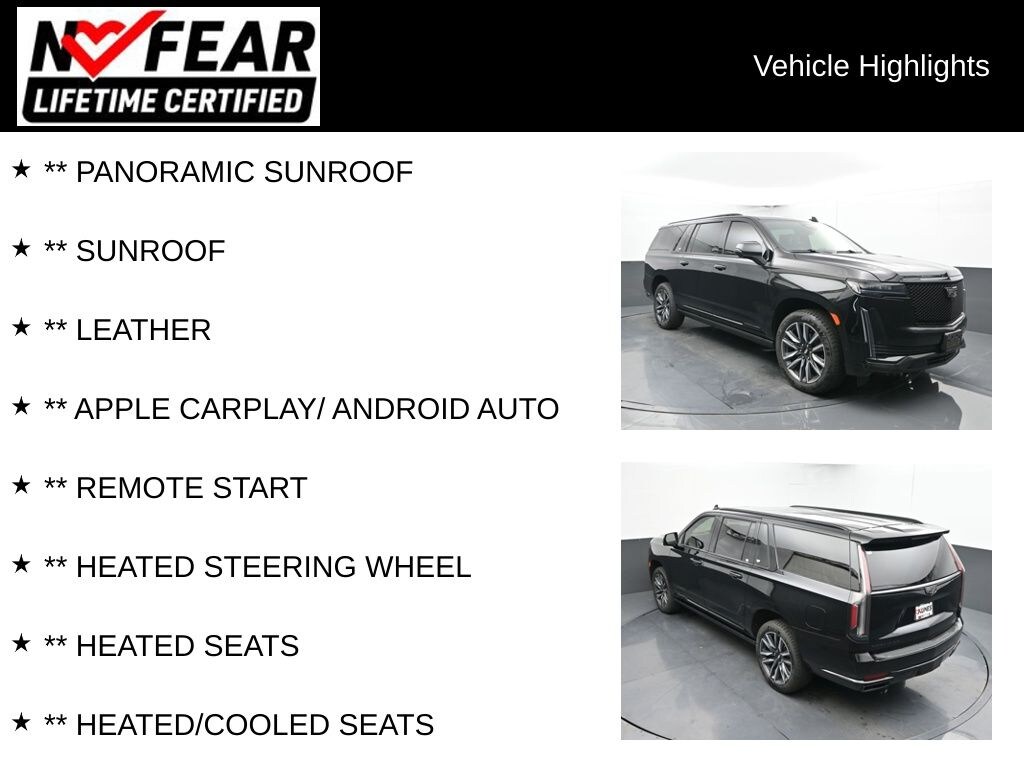 Used 2022 CADILLAC Escalade ESV Sport Platinum SUV