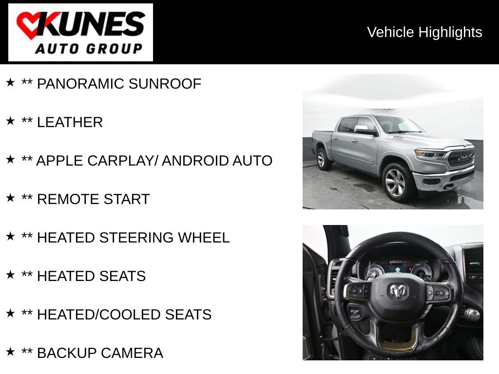 Used 2019 Ram 1500 Limited Truck Crew Cab